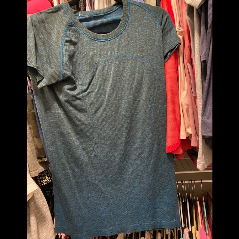 Lululemon swiftly tech t shirt dark green